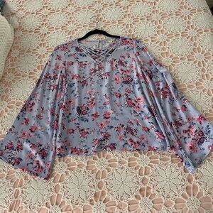 Pink Republic Floral Blouse in Pink and Purple